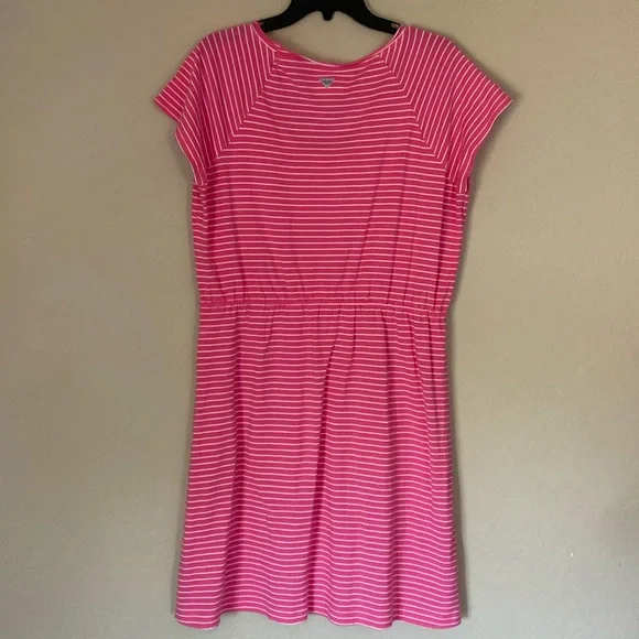 Columbia, XL, pink & white striped dress - Picture 6 of 8